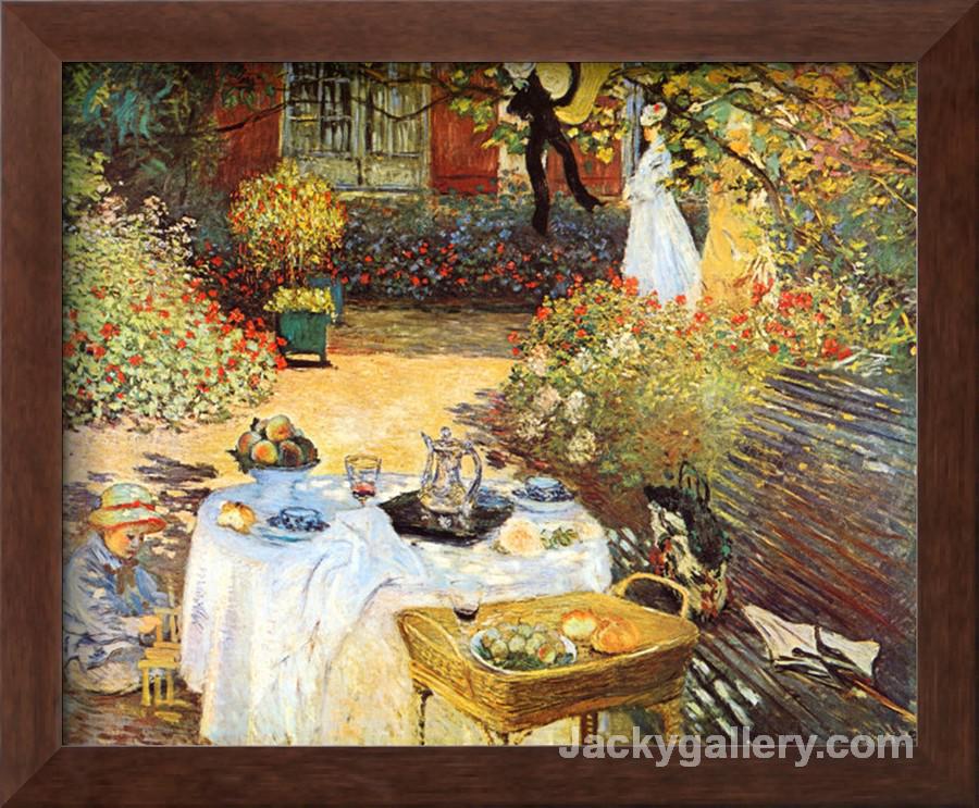 Le Dejeuner by Claude Monet paintings reproduction